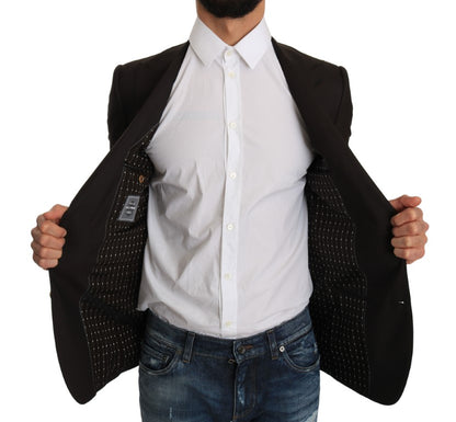 Veste Manteau Blazer Dolce & Gabbana SICILIA en Laine Marron