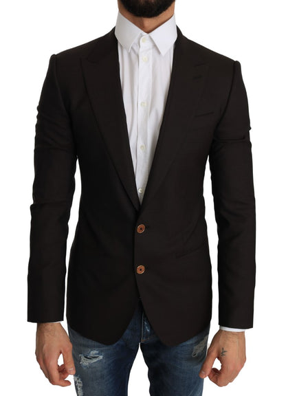 Veste Manteau Blazer Dolce & Gabbana SICILIA en Laine Marron