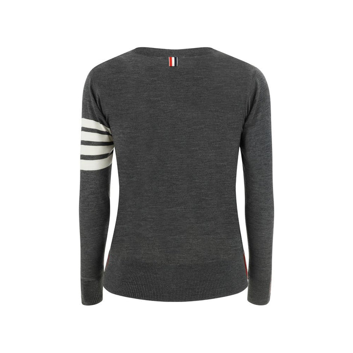 Thom Browne Gray Wool Oves Aries Sweatshirt