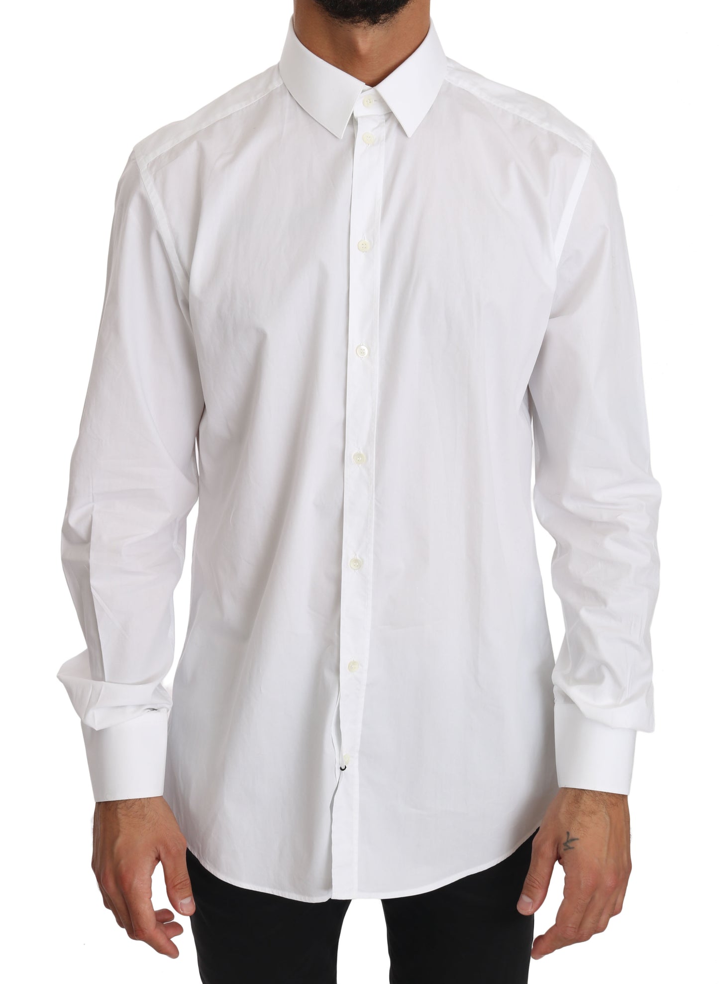 Chemise Dolce & Gabbana GOLD en coton blanc