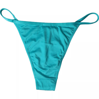 Bas de maillot de bain bikini en nylon bleu-vert Dolce & Gabbana