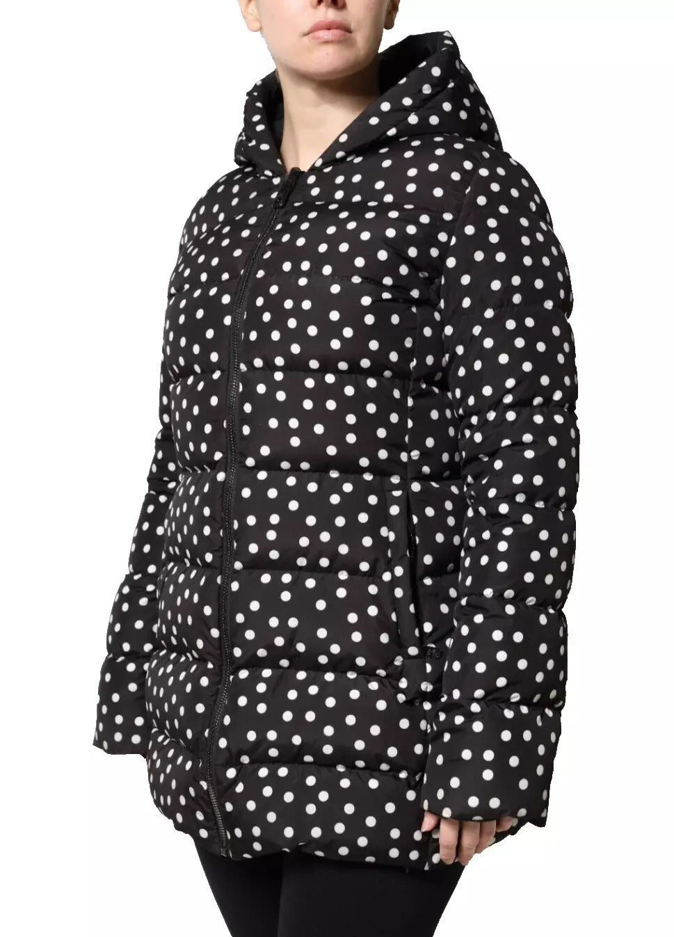 Veste réversible à capuche Dolce & Gabbana en polyester noir