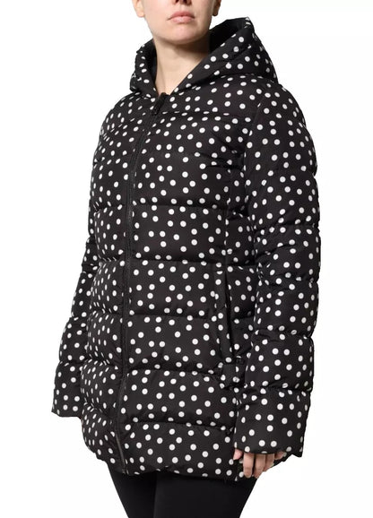 Veste réversible à capuche Dolce & Gabbana en polyester noir