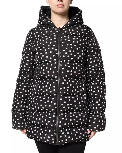Veste réversible à capuche Dolce & Gabbana en polyester noir