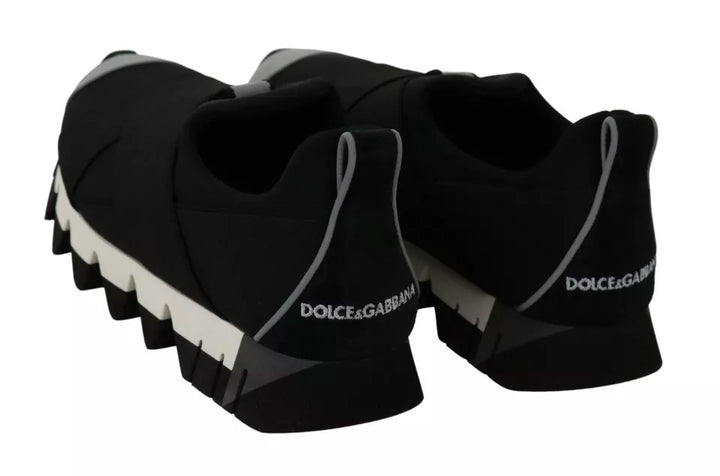 Zapatillas elásticas de neopreno negras Shark de Dolce & Gabbana