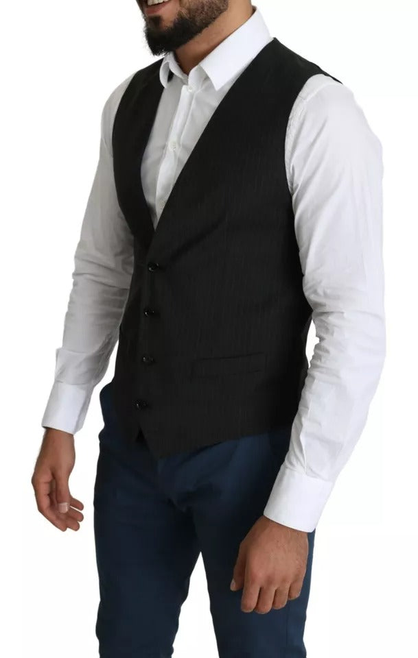 Chaleco de vestir formal Dolce & Gabbana negro de hombre para PERSONAL