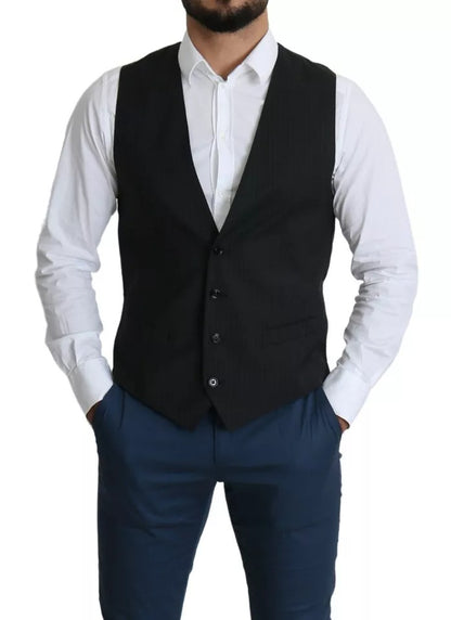 Chaleco de vestir formal Dolce & Gabbana negro de hombre para PERSONAL