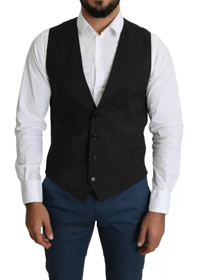 Chaleco de vestir formal Dolce & Gabbana negro de hombre para PERSONAL