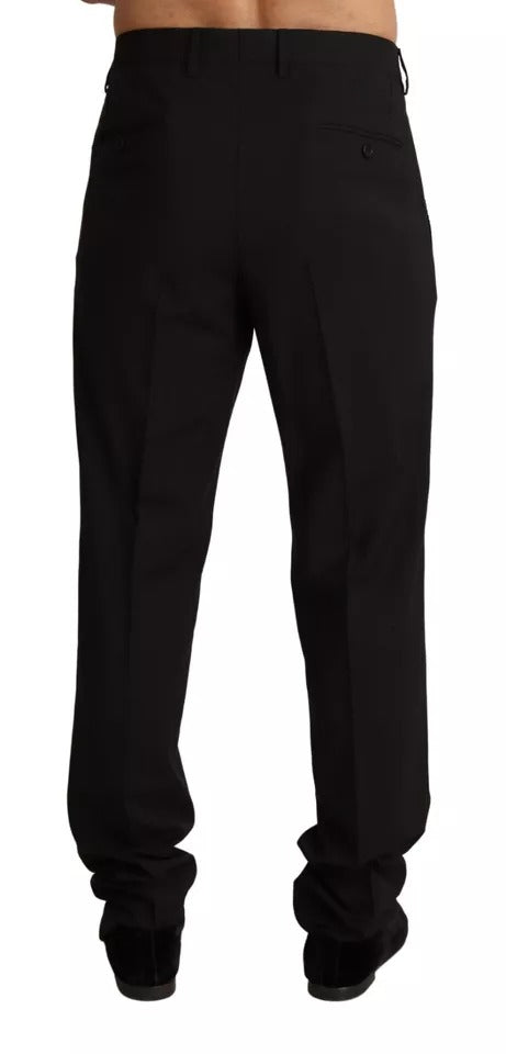 Pantalon de cérémonie slim noir Dolce & Gabbana