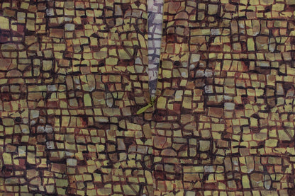 Chemisier en soie à imprimé mosaïque multicolore Dolce & Gabbana