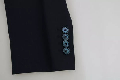 Dolce & Gabbana Ensemble 2 pièces Blazer et Gilet MARTINI en Laine Bleue
