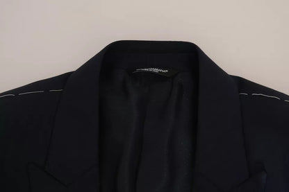 Dolce & Gabbana Ensemble 2 pièces Blazer et Gilet MARTINI en Laine Bleue