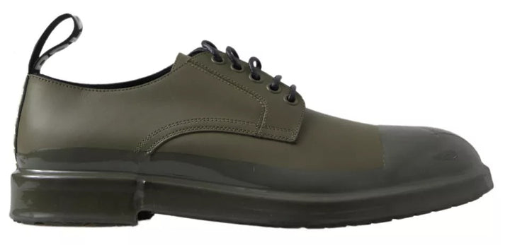 Zapatos de vestir Dolce & Gabbana de cuero verde con suela de goma