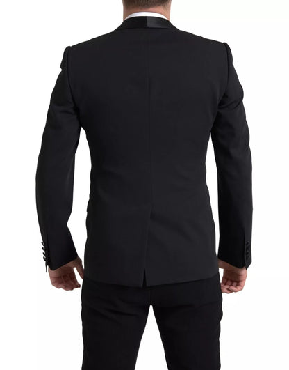 Dolce & Gabbana Blazer MARTINI negro de lana de un solo botón
