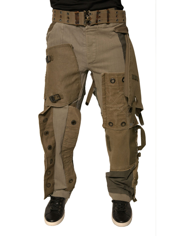 Pantalon cargo Dolce & Gabbana multicolore déstructuré