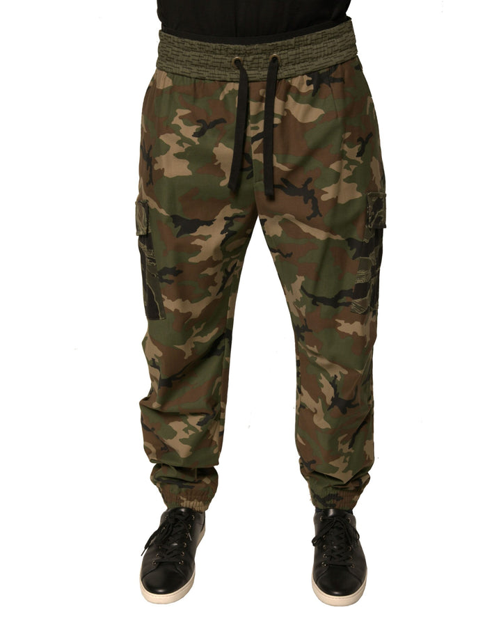 Pantalon de jogging cargo camouflage multicolore Dolce & Gabbana