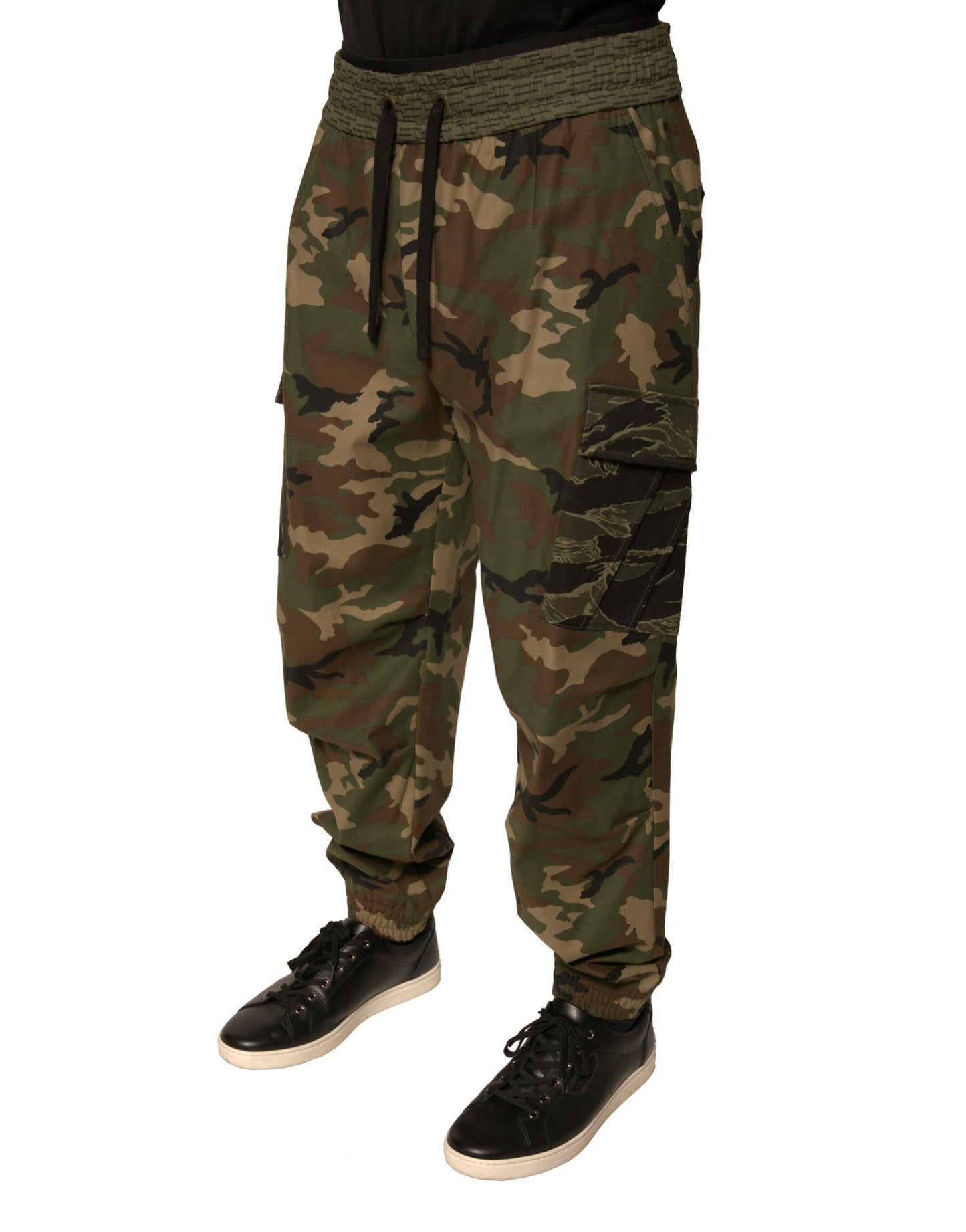 Pantalon de jogging cargo camouflage multicolore Dolce & Gabbana