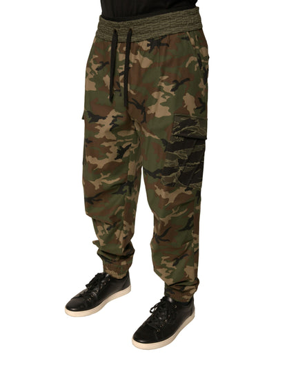 Pantalon de jogging cargo camouflage multicolore Dolce & Gabbana