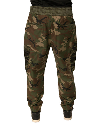Pantalon de jogging cargo camouflage multicolore Dolce & Gabbana