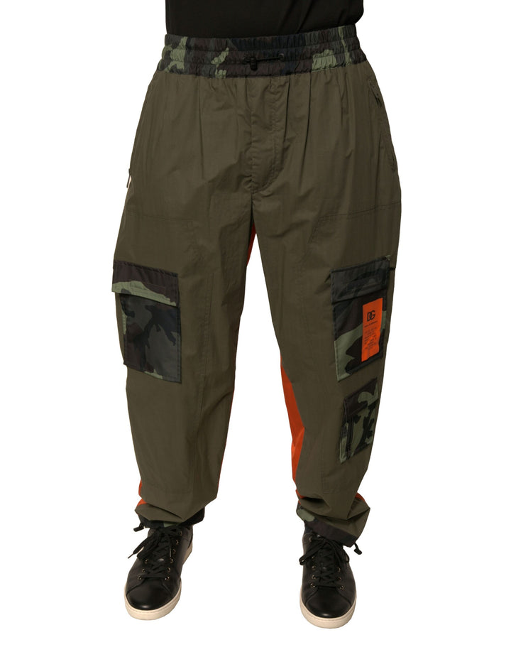 Pantalon cargo de jogging camouflage multicolore Dolce & Gabbana