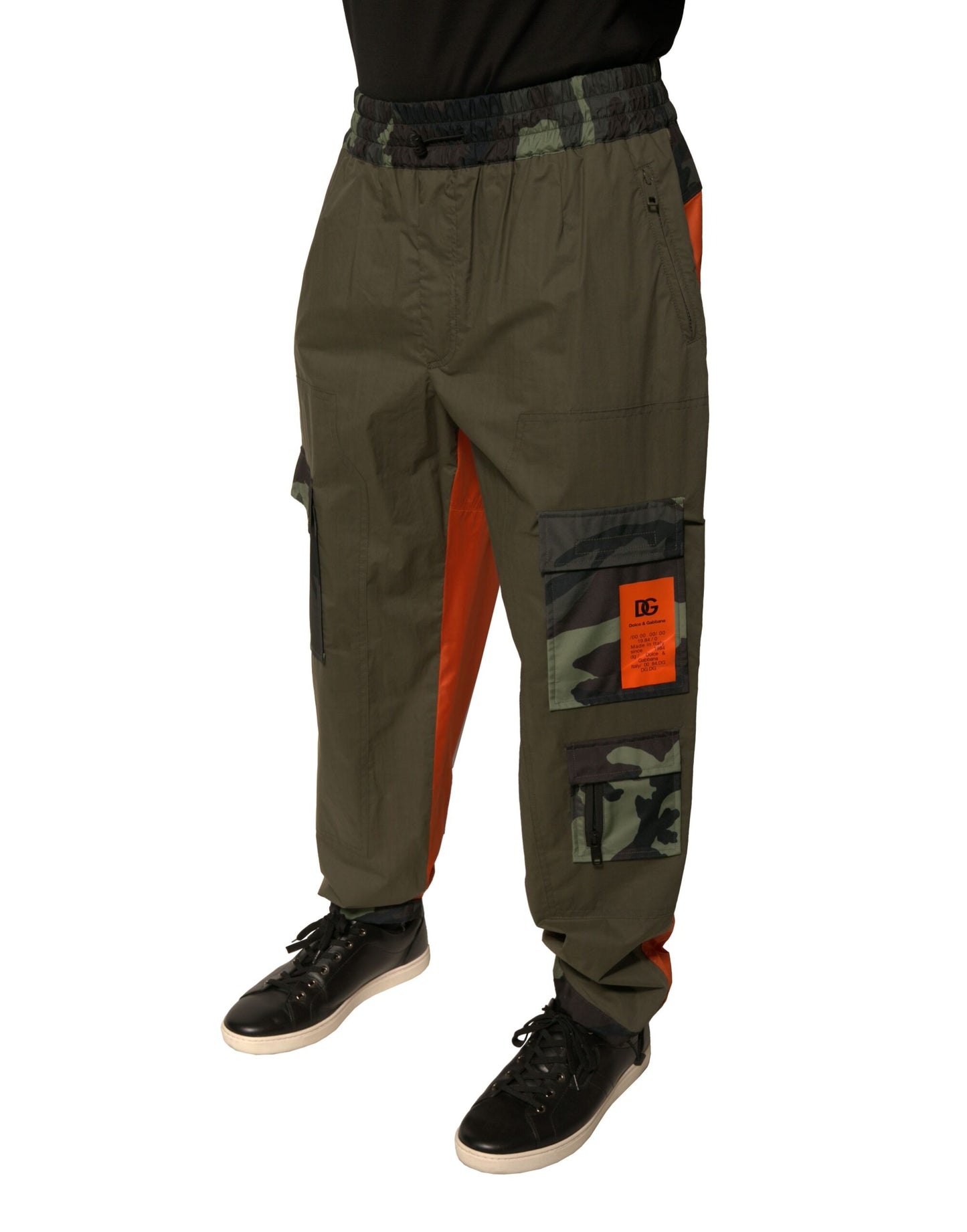 Pantalon cargo de jogging camouflage multicolore Dolce & Gabbana