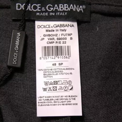 Pantalon Cargo Homme Dolce & Gabbana en Patchwork de Coton Multicolore