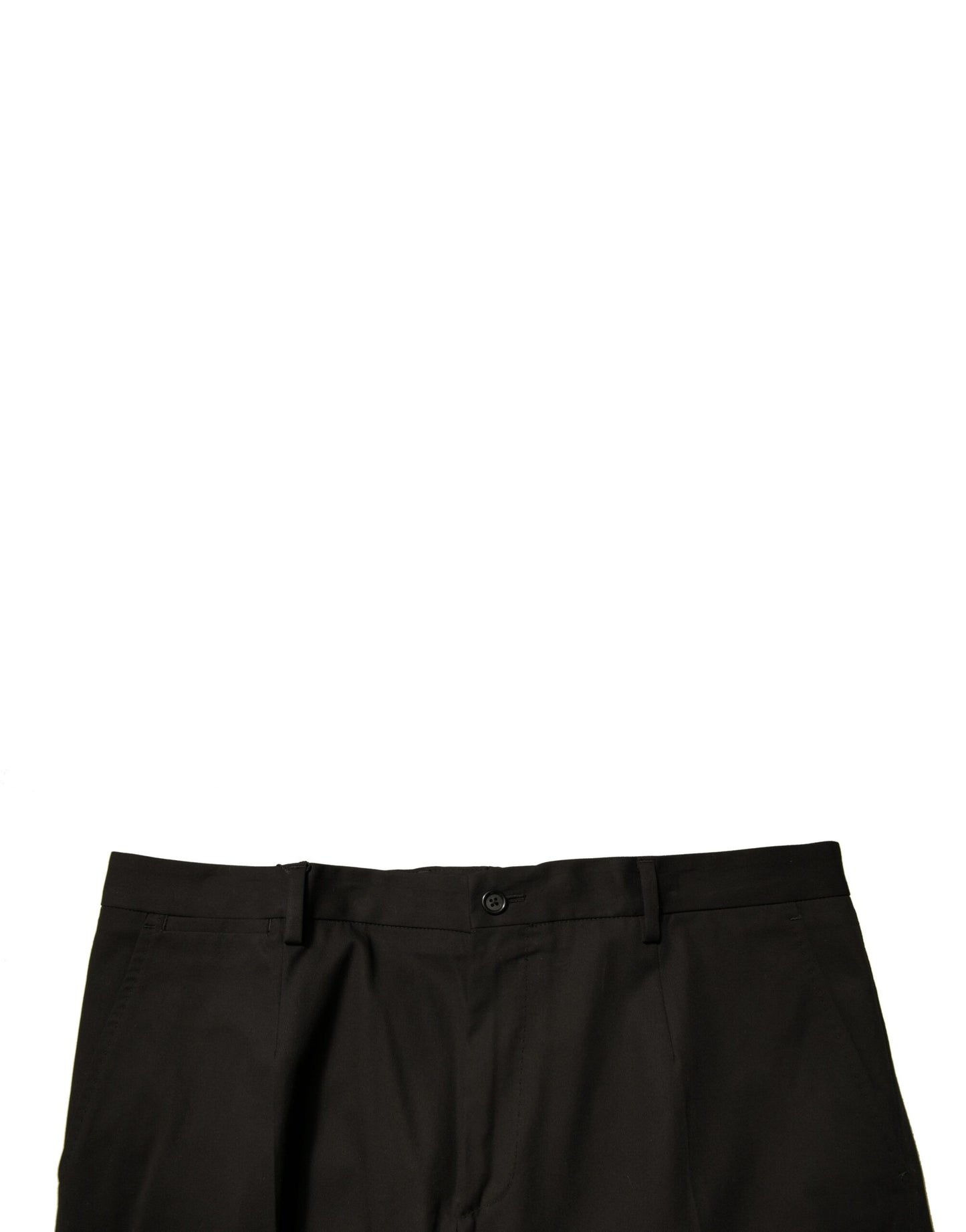 Pantalon cargo décontracté en coton noir pour homme Dolce & Gabbana