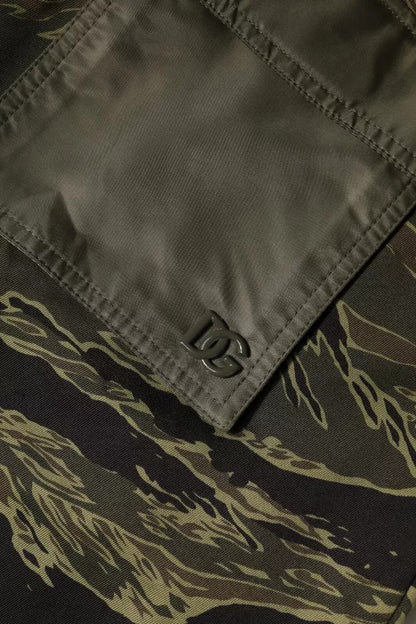 Pantalones cargo de chándal de algodón verde Dolce & Gabbana
