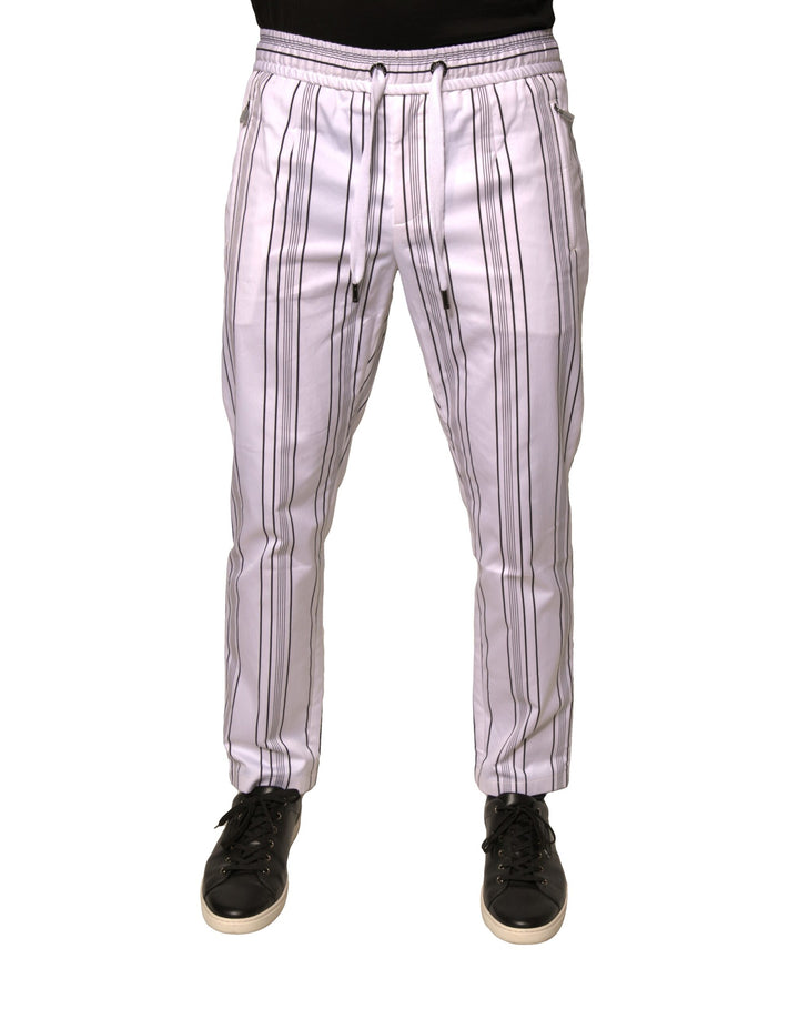 Robe en coton rayé Dolce & Gabbana pantalon skinny