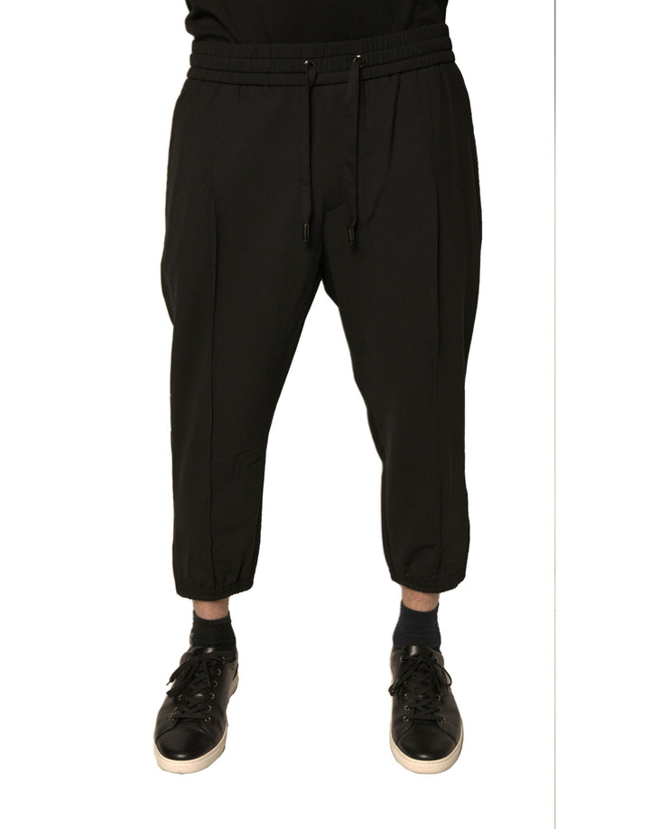 Pantalon de jogging Dolce & Gabbana en laine noire