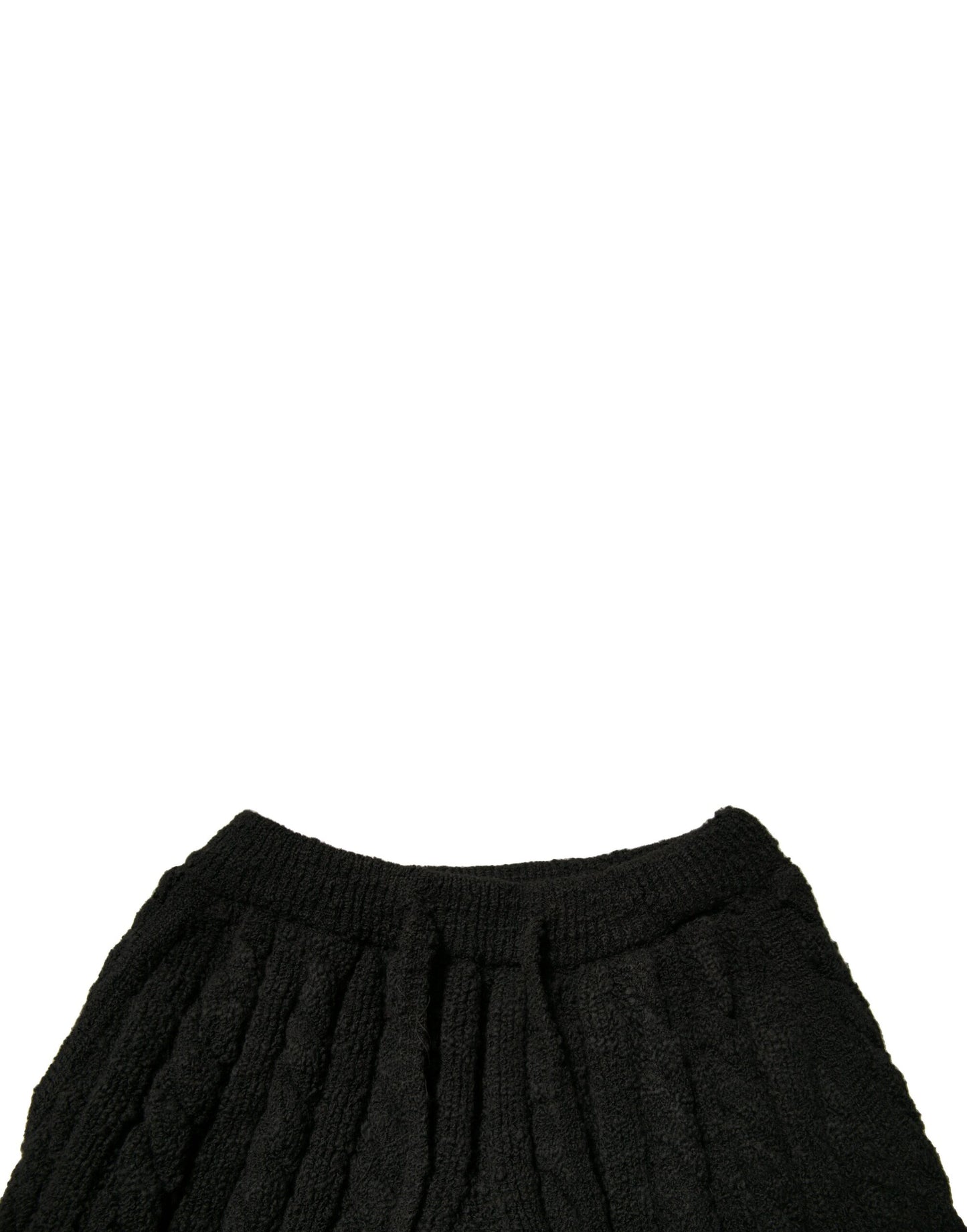 Pantalones pitillo negros de punto de lana Dolce & Gabbana