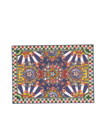 Porte-cartes enveloppe Dolce & Gabbana multicolore Carretto Siciliano