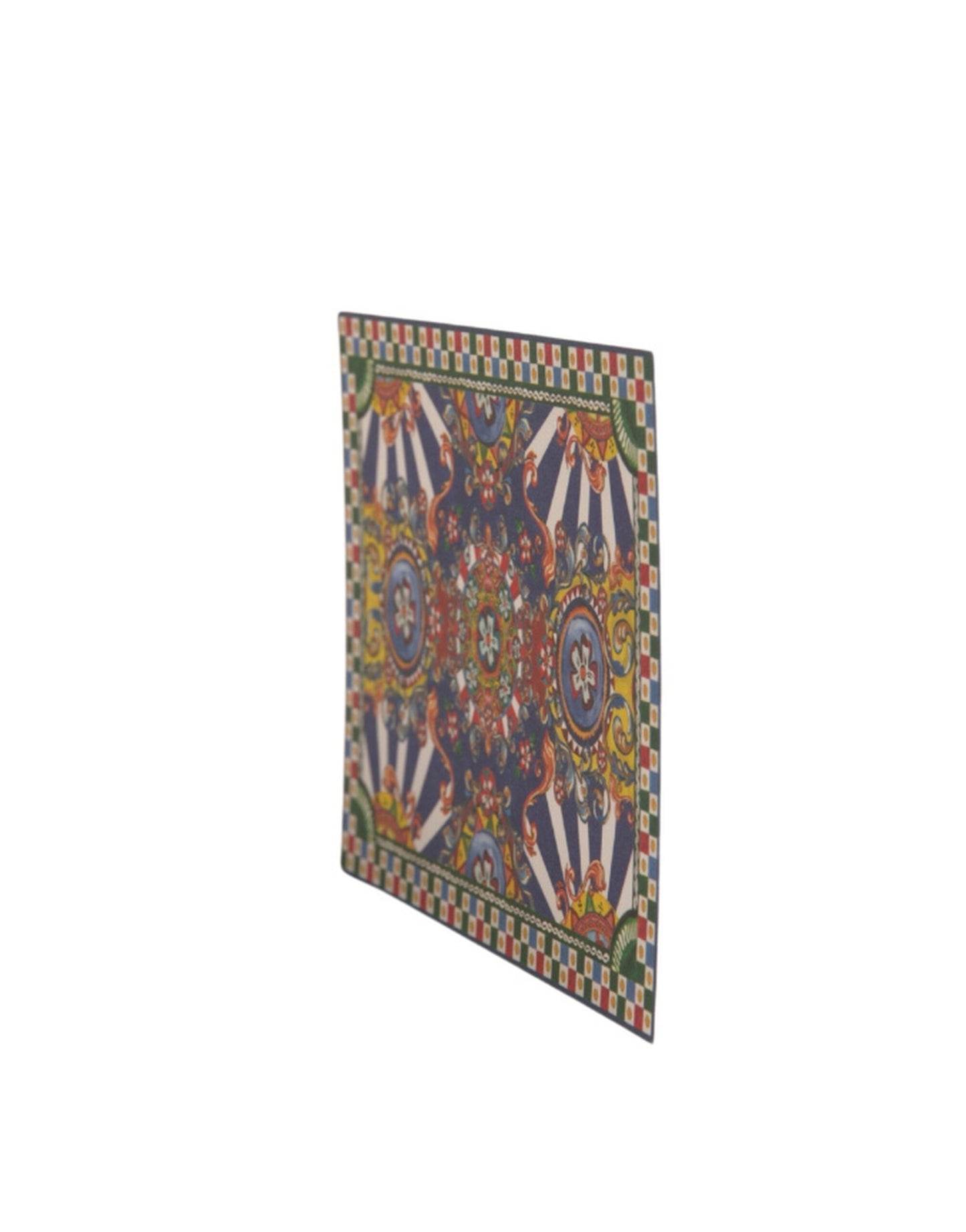 Porte-cartes enveloppe Dolce & Gabbana multicolore Carretto Siciliano