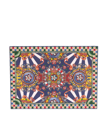 Porte-cartes enveloppe Dolce & Gabbana multicolore Carretto Siciliano