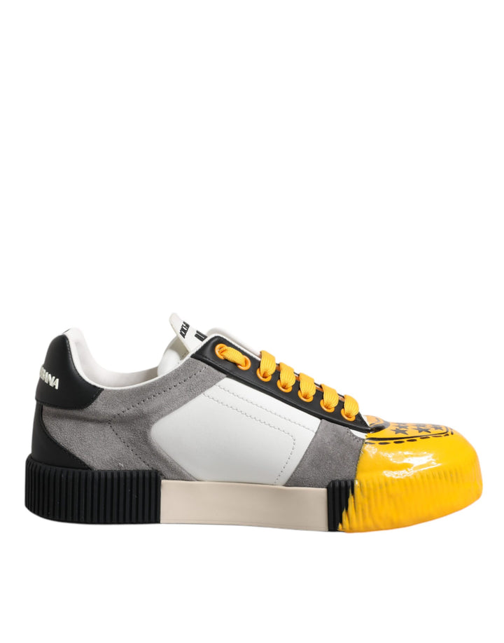 Zapatillas bajas Dolce & Gabbana DNA de cuero multicolor