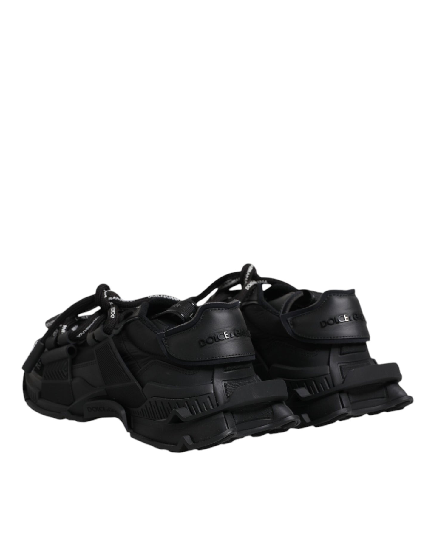 Zapatillas Bajas Negras con Cordones Dolce & Gabbana Space