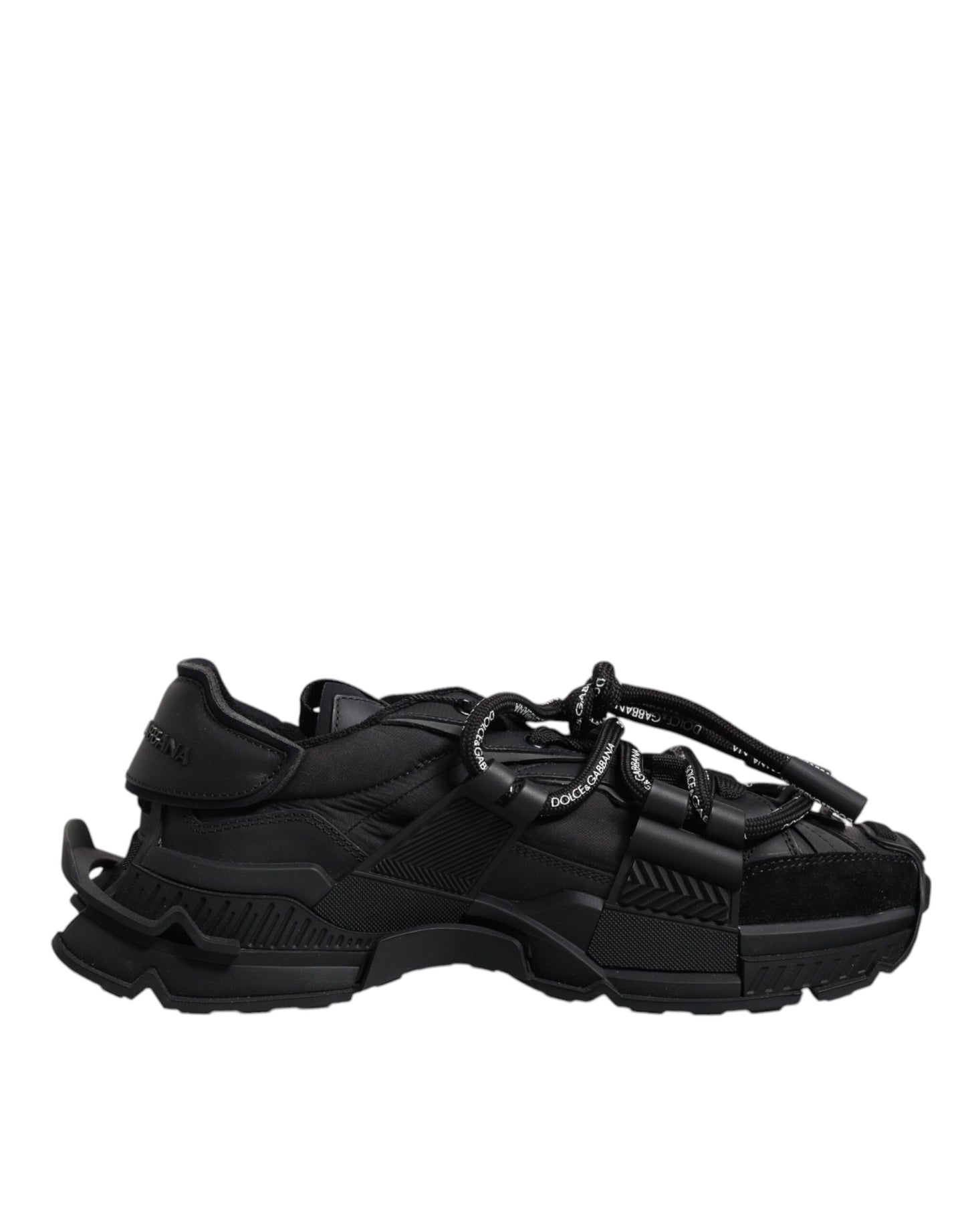 Zapatillas Bajas Negras con Cordones Dolce & Gabbana Space