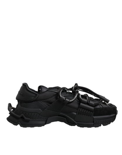 Zapatillas Bajas Negras con Cordones Dolce & Gabbana Space