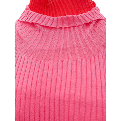 Robe décontractée Bottega Veneta en coton rose