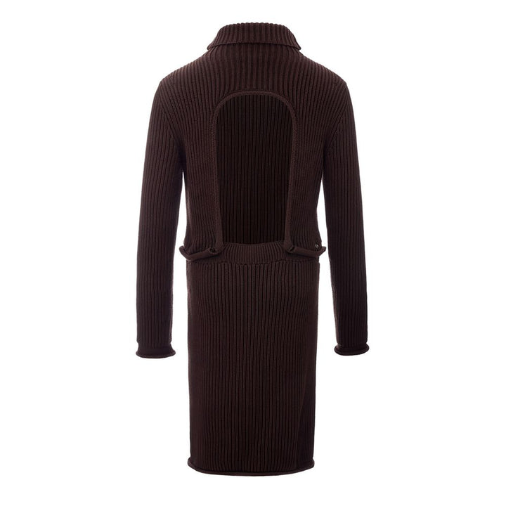 Vestido informal Bottega Veneta de viscosa marrón