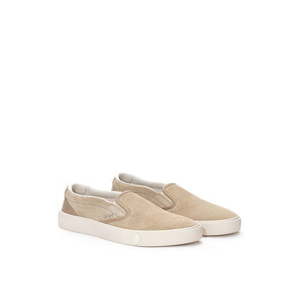 Mocasines sin cordones de cuero beige Dior