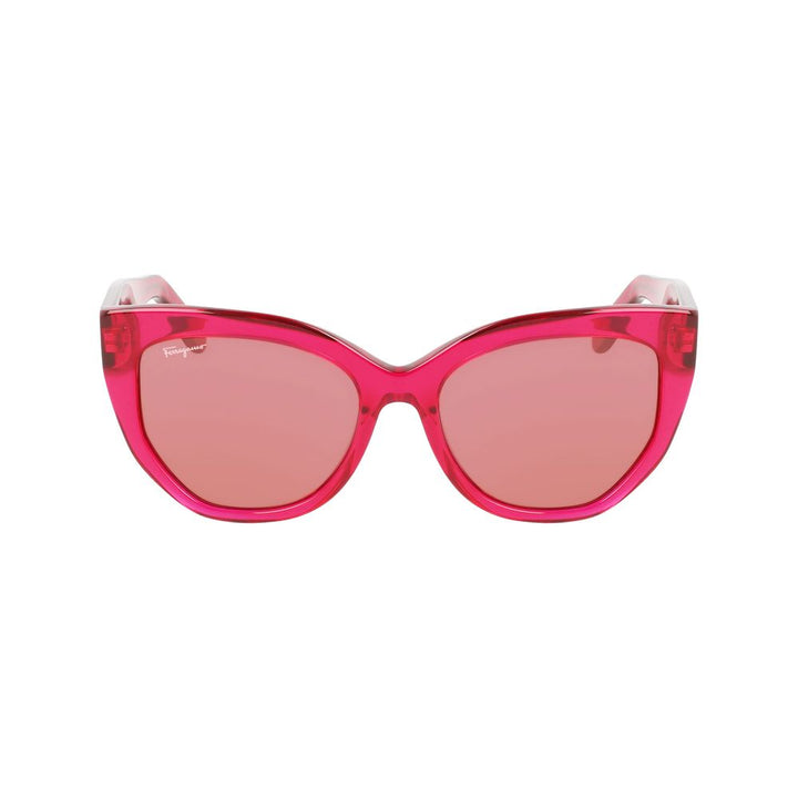 Ferragamo Multicolor Acetate Sunglasses