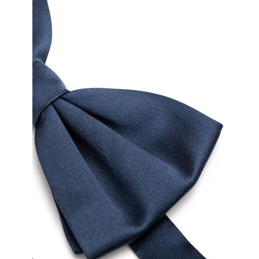 Nœud papillon en soie bleue Dolce & Gabbana