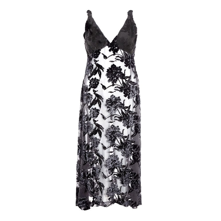 Lardini Black Viscose Cocktail Dress