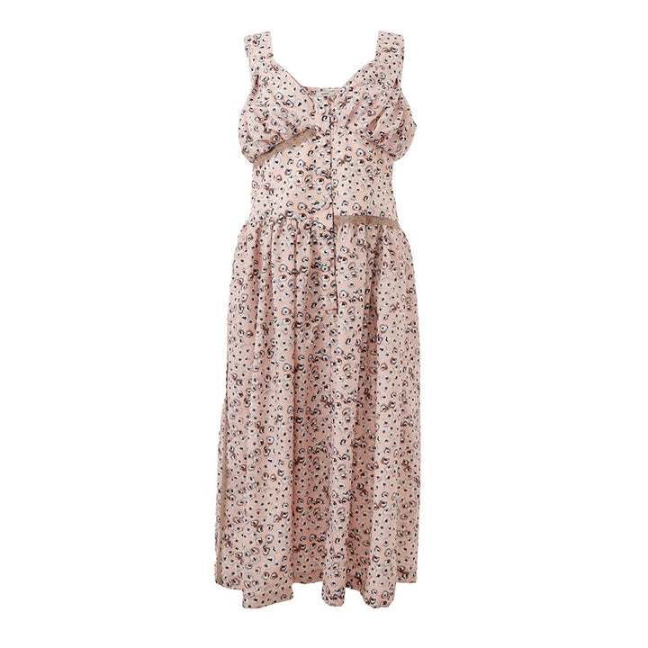 Lardini Pink Acetate Casual Dress