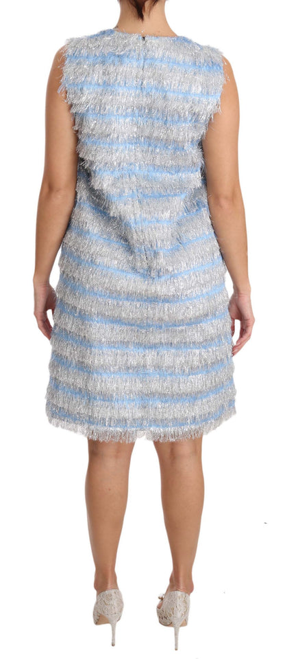 Robe Dolce & Gabbana Light Blue Silver Shift