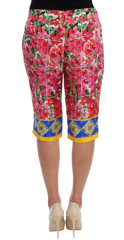 Dolce & Gabbana Short pantacourt fleuri multicolore