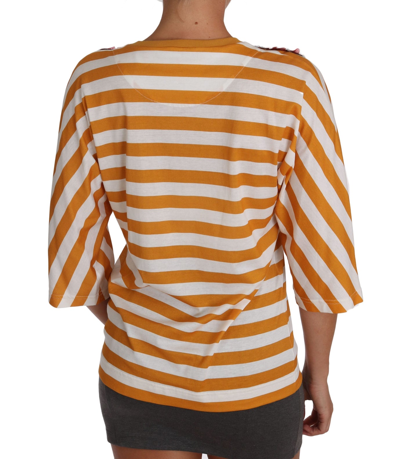 T-shirt Dolce & Gabbana Blanc Orange FIRENZE