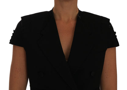 Veste blazer courte Dolce & Gabbana noire