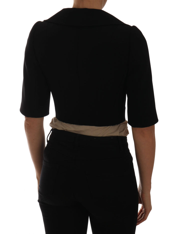 Blazer corto Dolce & Gabbana negro